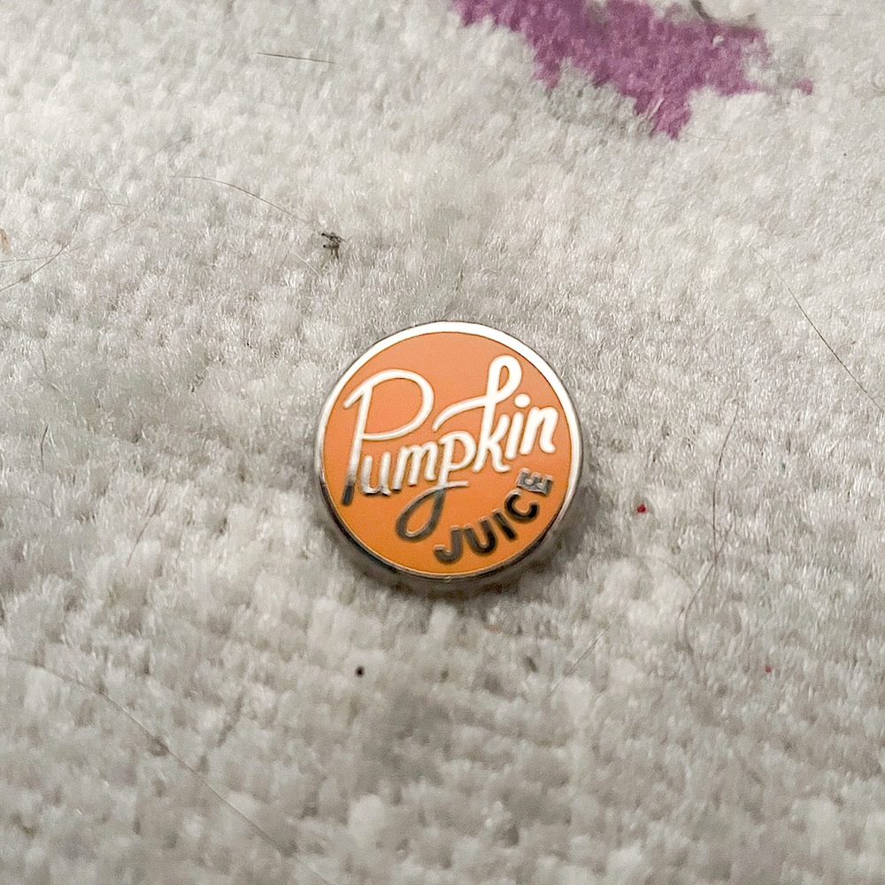 Pumpkin Juice Enamel Pin